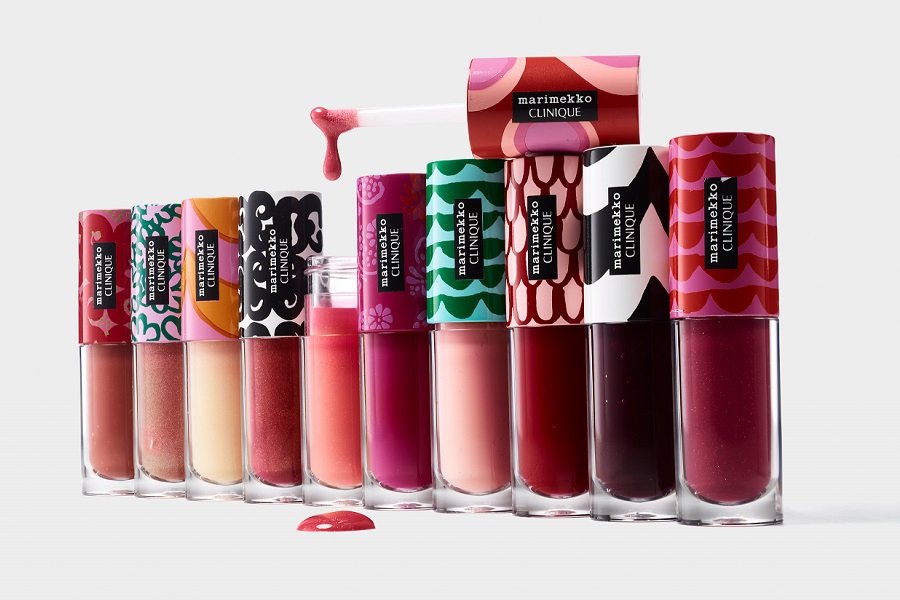 Лімітована колекція блисків для губ Marimekko For Clinique Pop Splash Lip Gloss + Hydration, Clinique