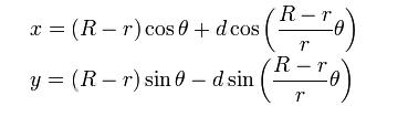 Її формула в декартових координатах: